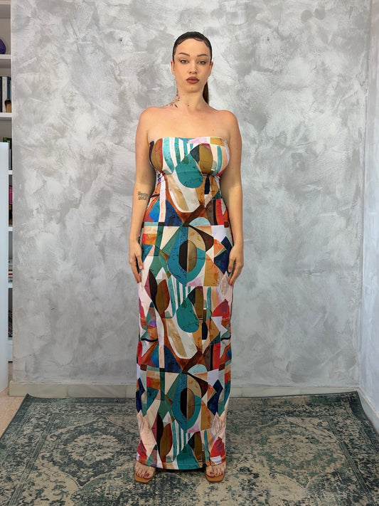 VESTIDO LICRA CON DURAG