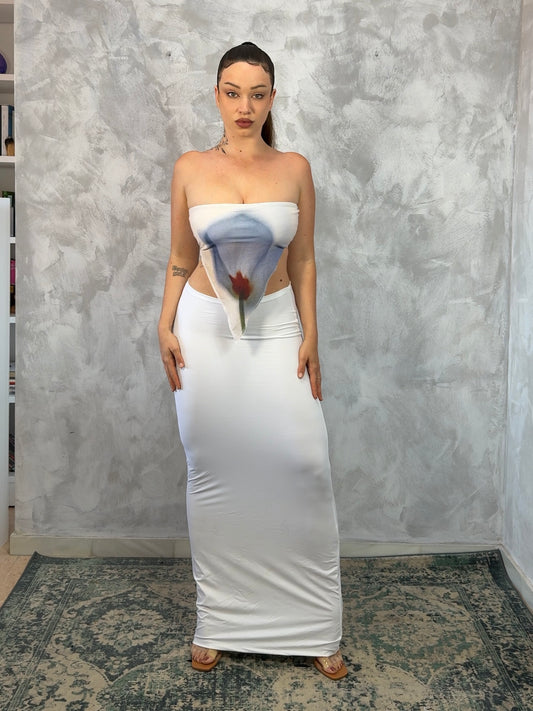 TOP BLANCO FLORAL