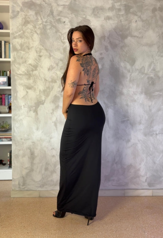 VESTIDO NEGRO ATHLEISURE