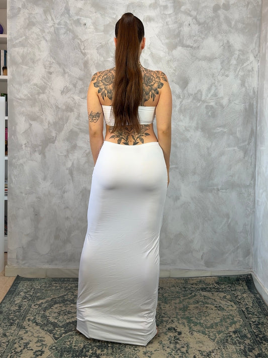 FALDA BLANCA MOLDEADORA